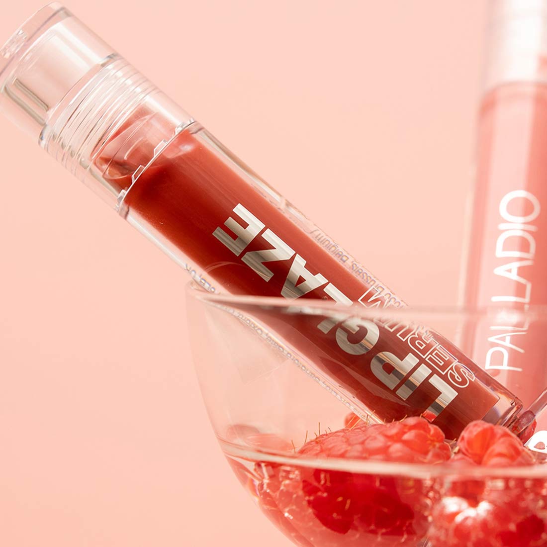 Lip Glaze Serum on lips