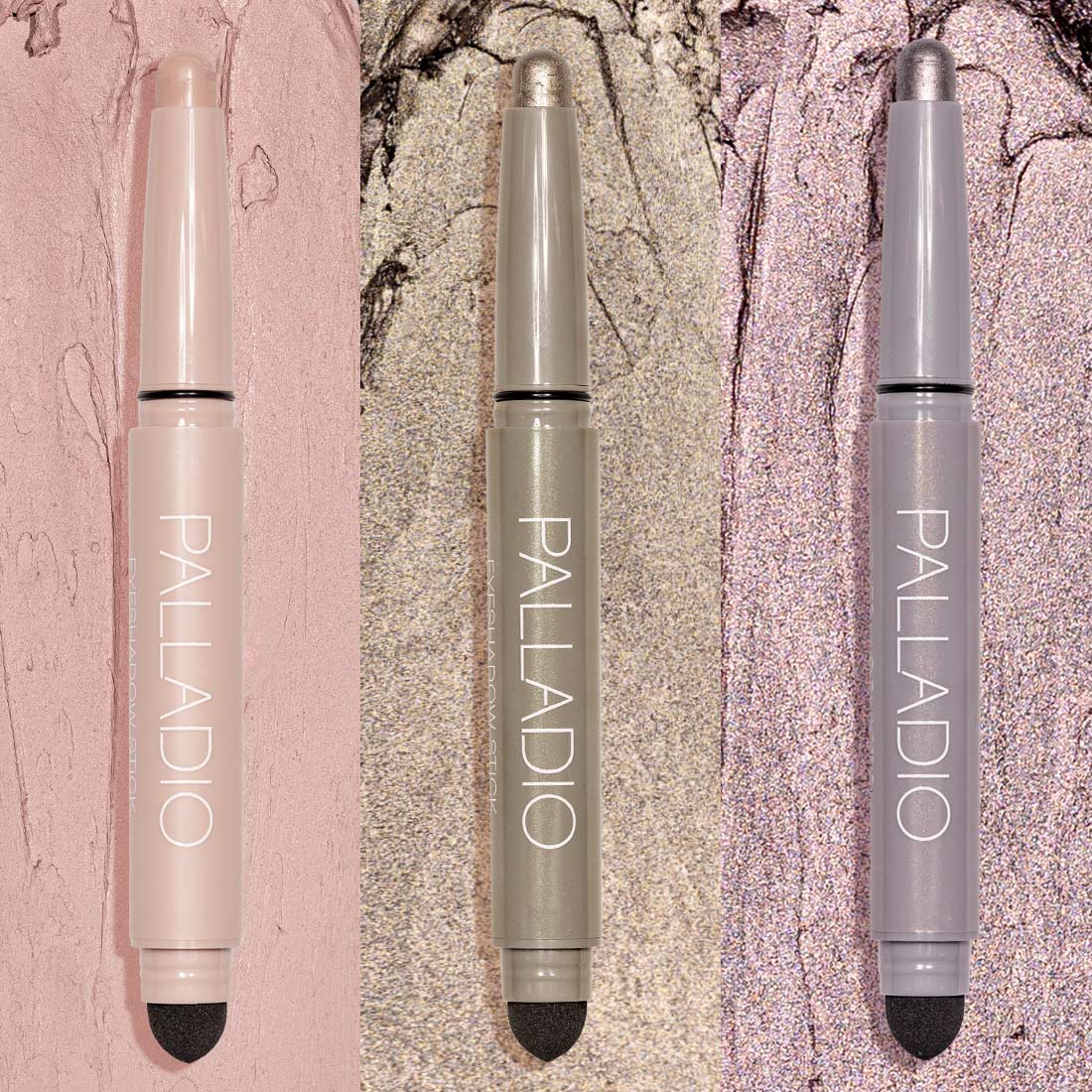 Gleaming Rose Quartz Eyeshadow Stick Trio