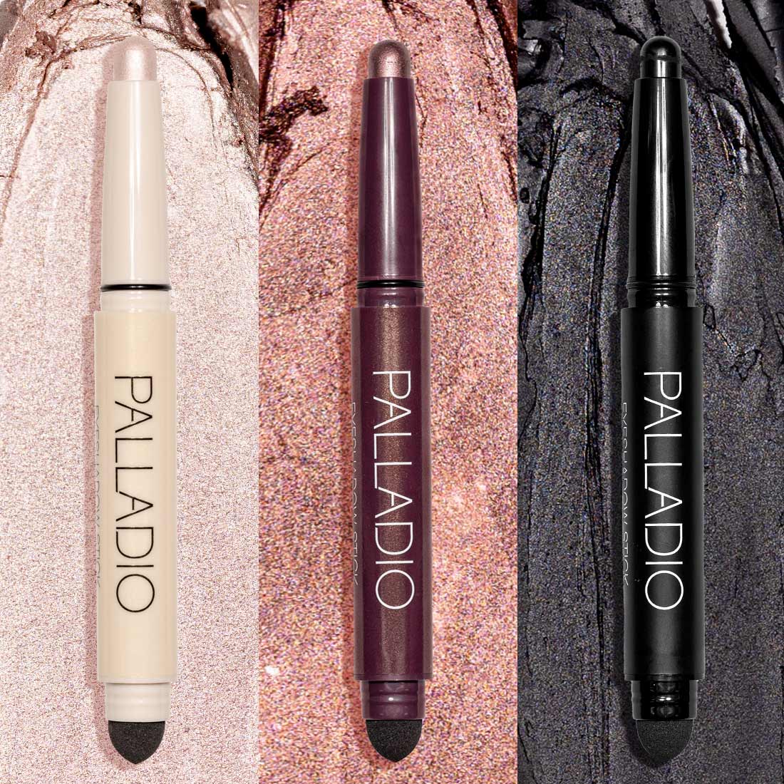 Burgundy Smokey Eyeshadow Stick Trio