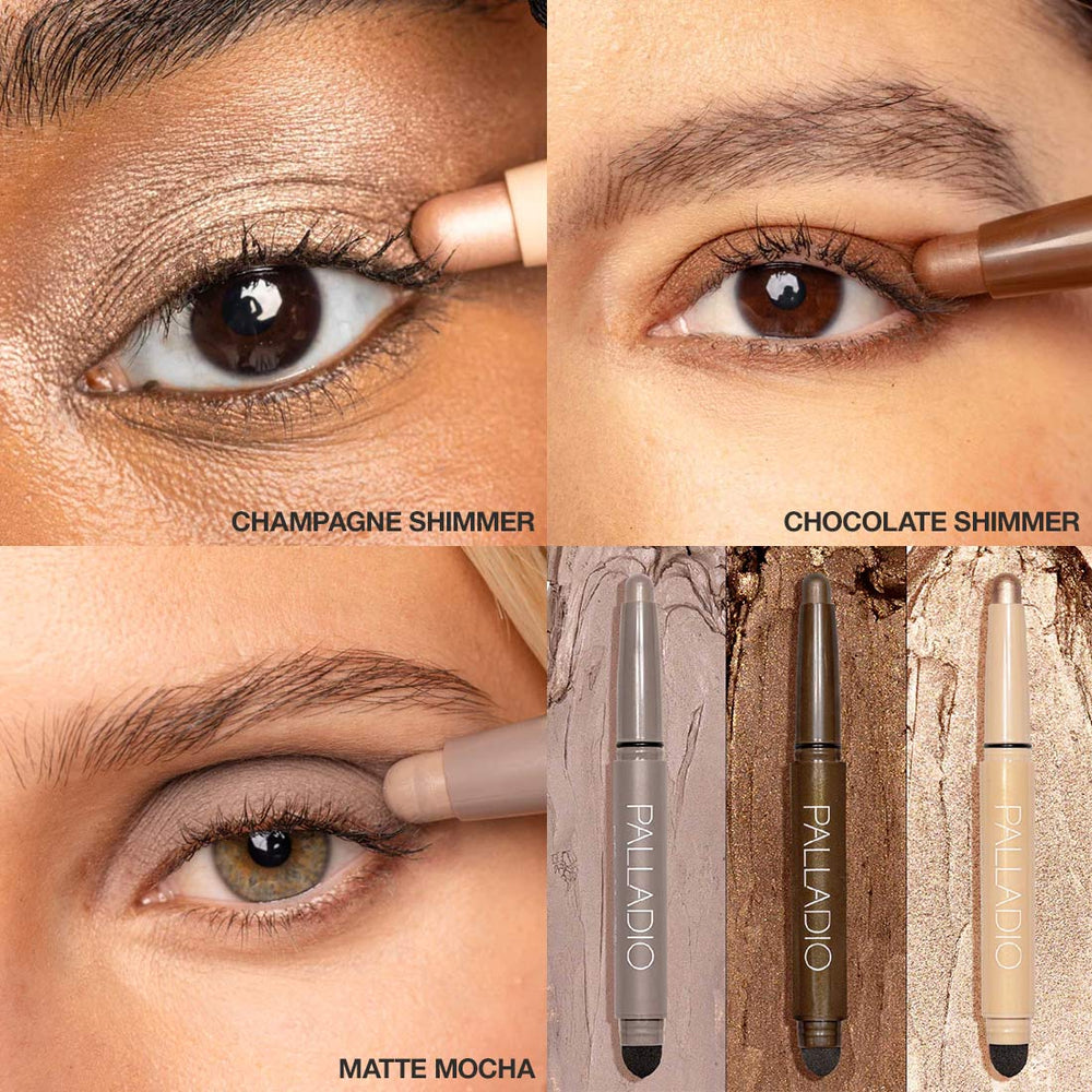 Latte Makeup Eyeshadow Stick Trio