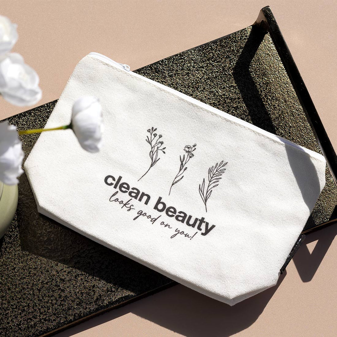 Travel Makeup Pouch Canvas Makeup Bag with Zipper Palladio