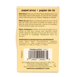 RICE PAPER OIL BLOTTING SHEETS