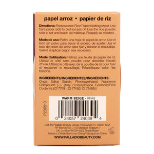 RICE PAPER OIL BLOTTING SHEETS