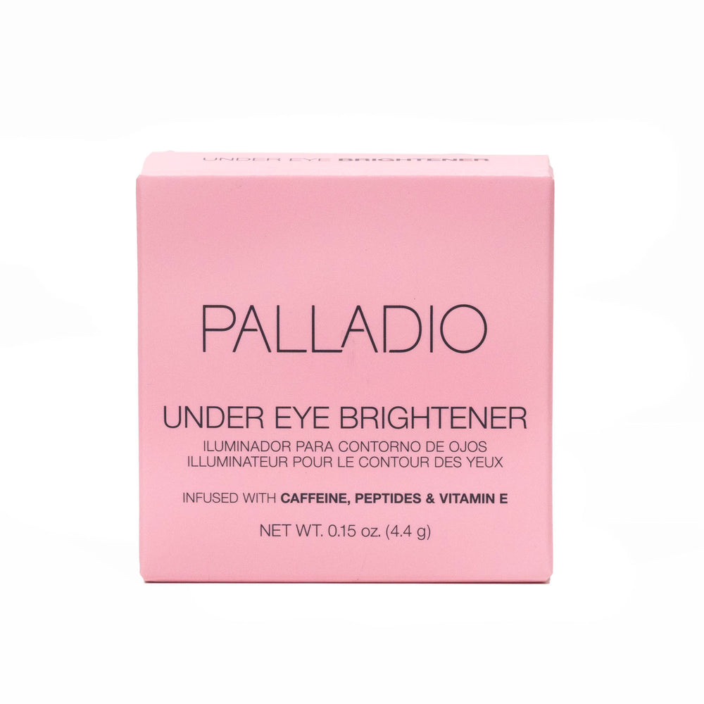 Palladio Under Eye Brightener compact packaging front view Soft Pink