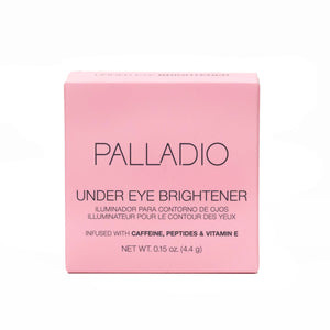 Palladio Under Eye Brightener compact packaging front view Soft Pink