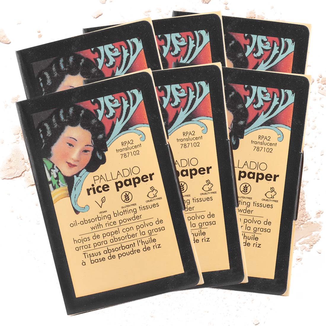 RICE PAPER OIL BLOTTING SHEETS